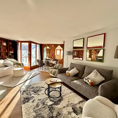 公寓 Luxury 4beds Ski-in&out Large! 布勒伊-切尔维尼亚